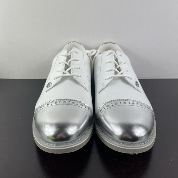 G/Fore Gallivanter Cap Toe Golf Shoes Womens Size 7.5 Snow G4LC20EF04 - Picture 6 of 15